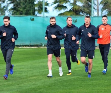 FC Kiziljar takımı antrenman görüntüleri.