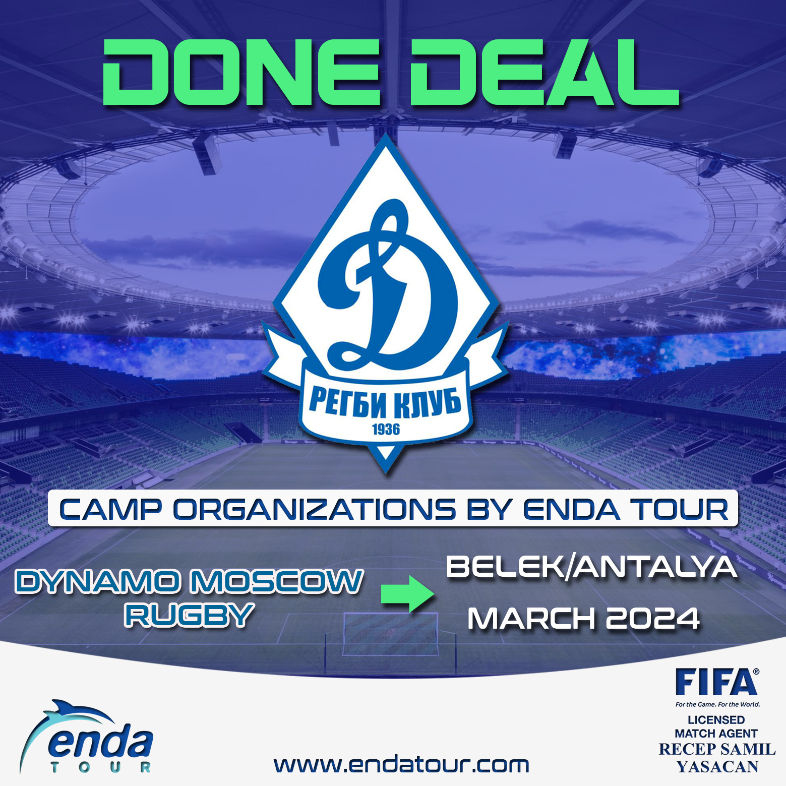 DINAMO MOSCOW RUGBY TEAM TRAINING CAMP